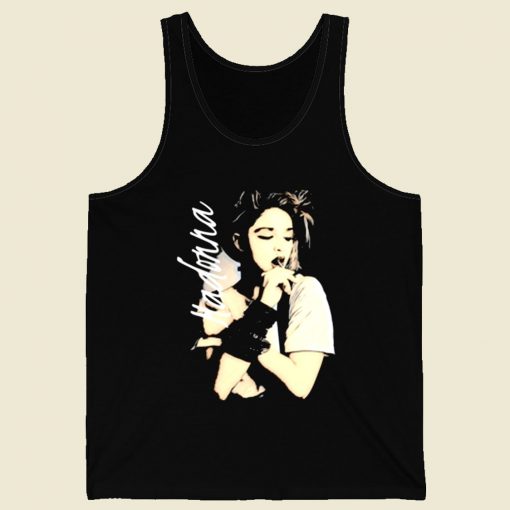 Vintage Madonna Lolipop Retro Mens Tank Top