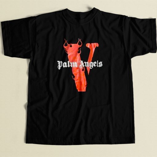 Vlone X Palm Angels 80s Mens T Shirt