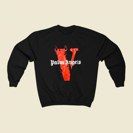 Vlone X Palm Angels 80s Sweatshirt Style