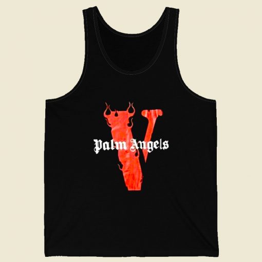 Vlone X Palm Angels Retro Mens Tank Top