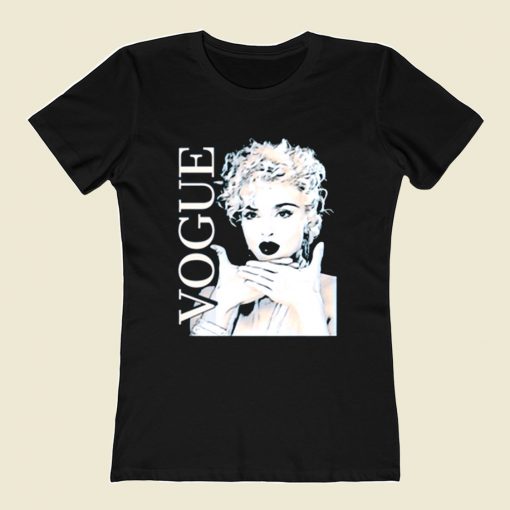 Vogue Madonna Cover 80s Womens T shirt