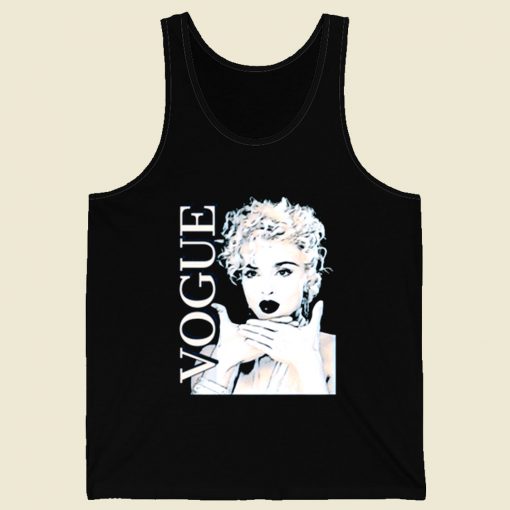 Vogue Madonna Cover Retro Mens Tank Top