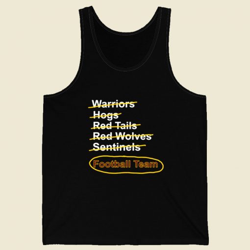 Washington Dc Football Team Names Retro Mens Tank Top