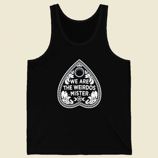 We Are The Weirdos Ouija Retro Mens Tank Top