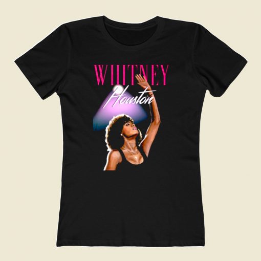 Whitney Houston Concert 80s Womens T shirt