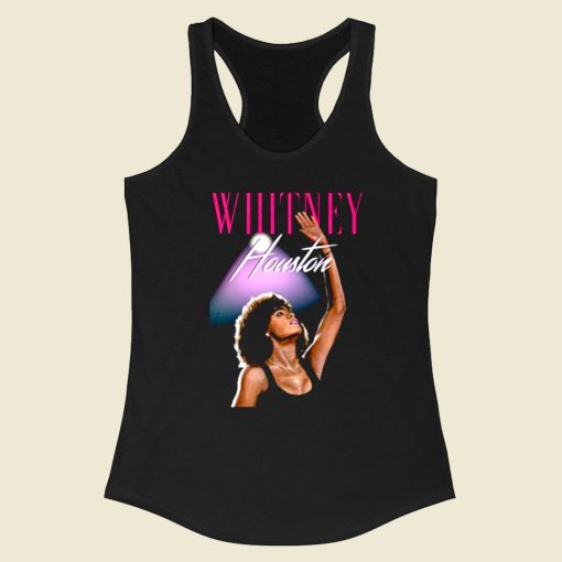 Whitney Houston Concert Racerback Tank Top