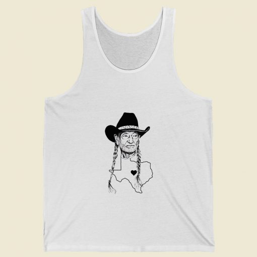 Willie Nelson Texas Love Summer Tank Top