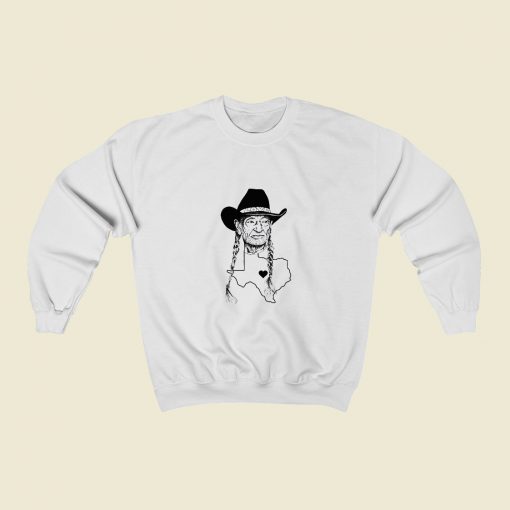 Willie Nelson Texas Love Sweatshirt Street Style