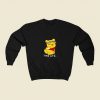 Winnie The Pooh Thug Life 80s Sweatshirt Style