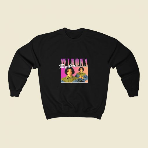 Winona Ryder Vintage 80s Sweatshirt Style