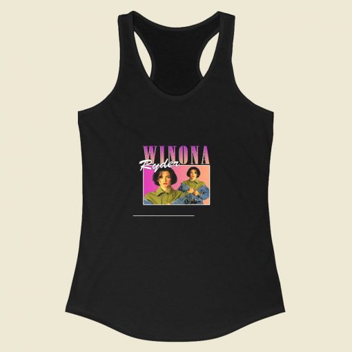 Winona Ryder Vintage Racerback Tank Top