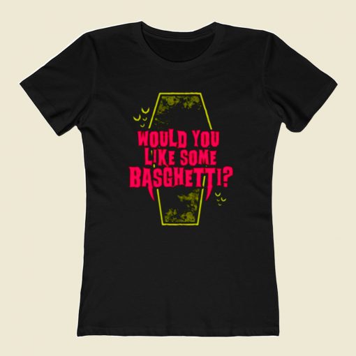 Would You Like Some Basghetti 80s Womens T shirt