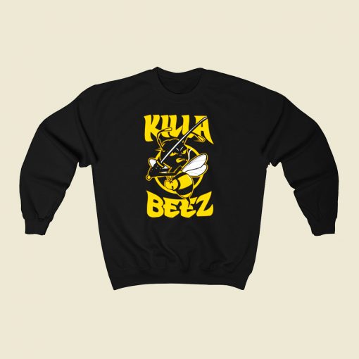 Wu Tang Clan Mascot Killa Bee 80s Sweatshirt Style