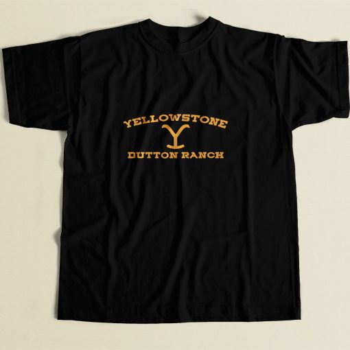 Yellowstone Dutton Ranch 80s Mens T Shirt