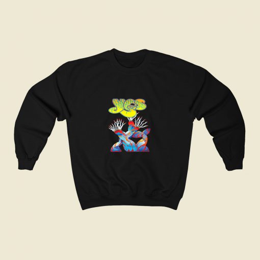 Yes Band The 35th Anniversary Concert Graphic 80s Sweatshirt Style