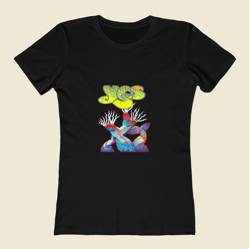 Yes Band The 35th Anniversary Concert Graphic 80s Womens T shirt