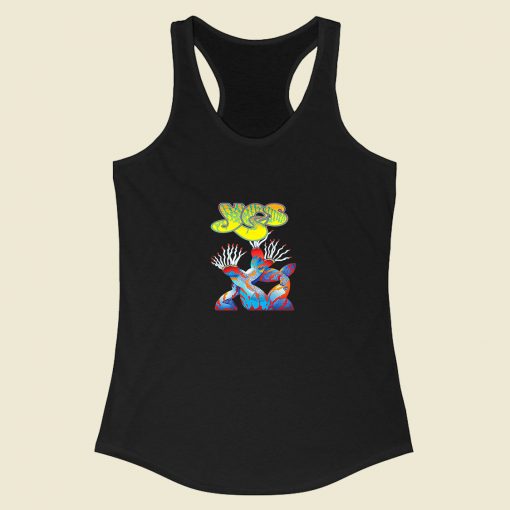 Yes Band The 35th Anniversary Concert Graphic Racerback Tank Top