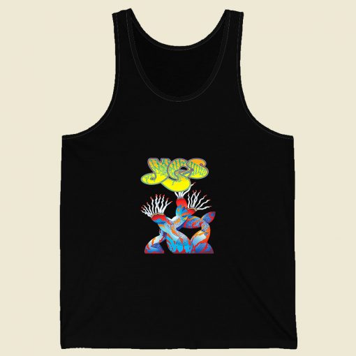 Yes Band The 35th Anniversary Concert Graphic Retro Mens Tank Top