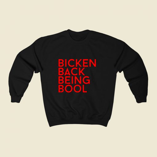 Yg Rapper Bicken Back Being Bool 80s Sweatshirt Style