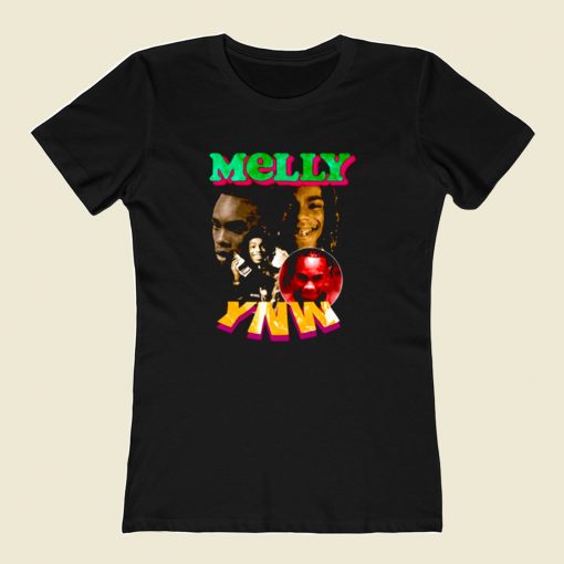 Ynw Melly Mel Murder On My Mind 80s Womens T shirt