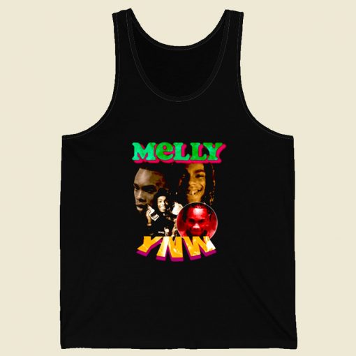 Ynw Melly Mel Murder On My Mind Retro Mens Tank Top