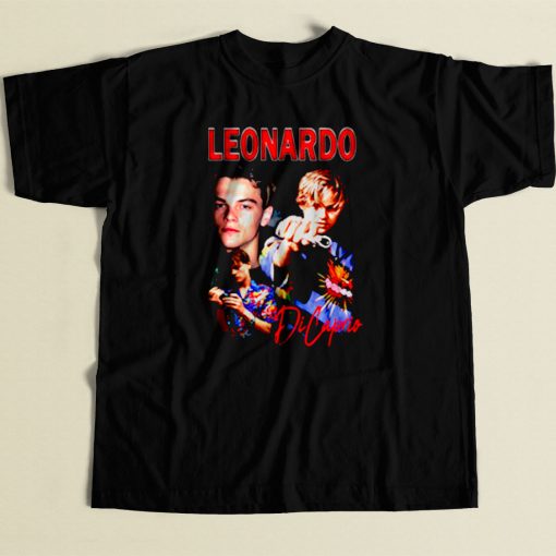 Young Leonardo Di Caprio 80s Mens T Shirt