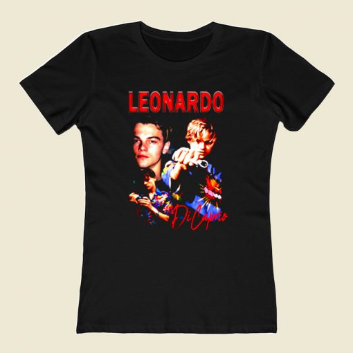 Young Leonardo Di Caprio 80s Womens T shirt