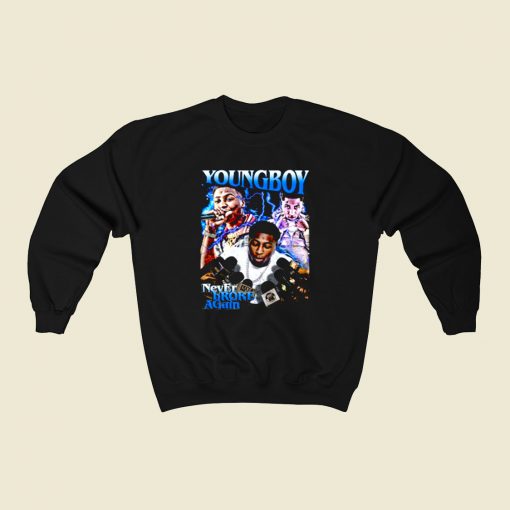 Youngboy Never Broke Again 80s Sweatshirt Style