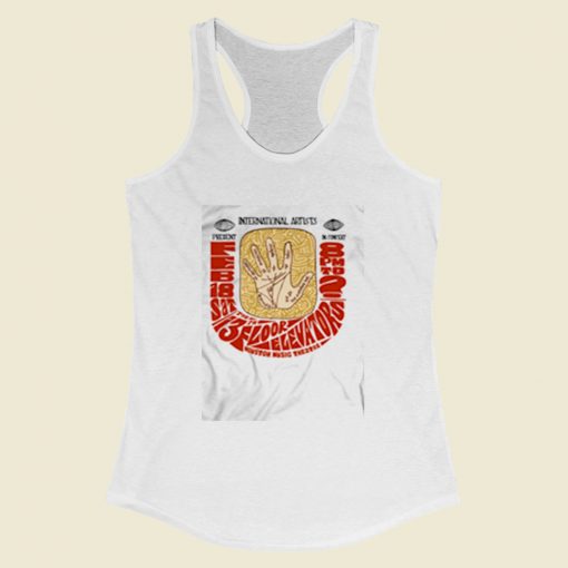 13th Floor Elevators Houston Music Theatre Women Racerback Tank Top