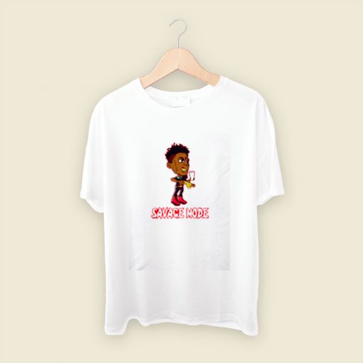 21 Savage Anime Cartoon Men T Shirt Style