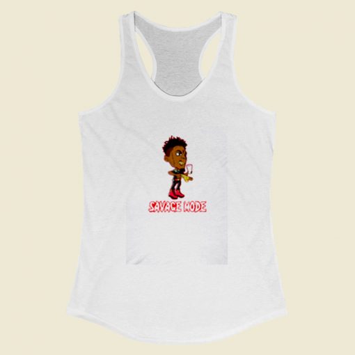 21 Savage Anime Cartoon Women Racerback Tank Top