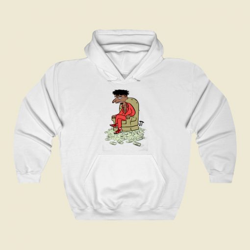 21 Savage In The Simpsons Street Hoodie Style