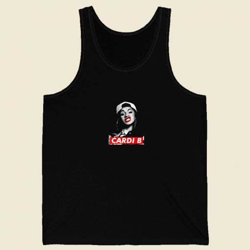 7 Year Old Cardi B Men Tank Top