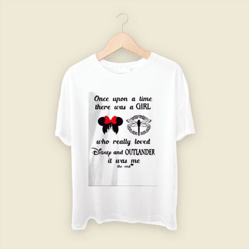 A Girl Who Really Loved Disney And Outlander Men T Shirt Style