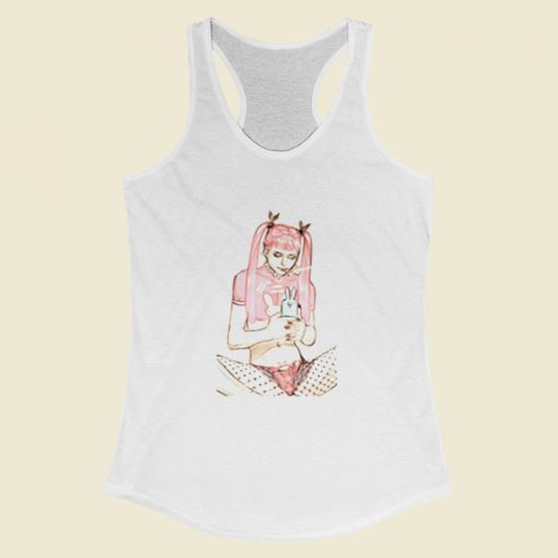 A Girly Boy Who Loves Women Racerback Tank Top