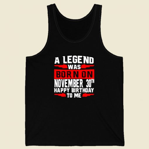 A Legend Was Born On November Men Tank Top