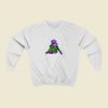 Aesthetic Glitch Anime Girl Christmas Sweatshirt Style