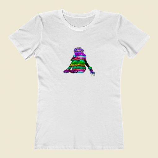 Aesthetic Glitch Anime Girl Women T Shirt Style