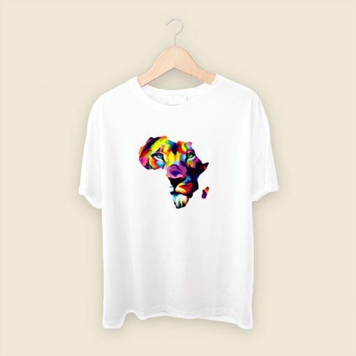 Africa Lion Men T Shirt Style