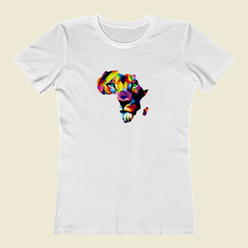 Africa Lion Women T Shirt Style