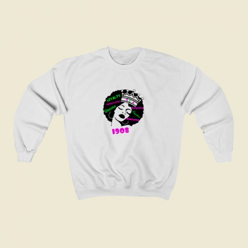 Afrocentric Head Christmas Sweatshirt Style