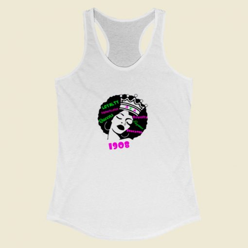 Afrocentric Head Women Racerback Tank Top