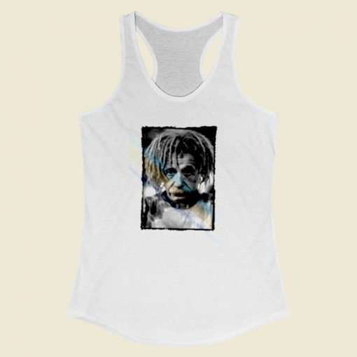 Albert Einstein Dreadlock Rasta Women Racerback Tank Top