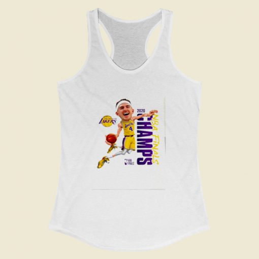 Alex Caruso Los Angeles Lakers Champions 2020 Women Racerback Tank Top