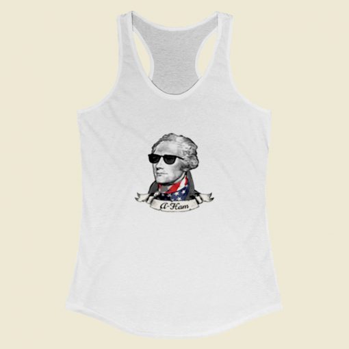 Alexander Hamilton Women Racerback Tank Top