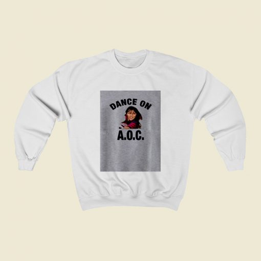 Alexandria Ocasio Cortez Dance On Aoc Christmas Sweatshirt Style