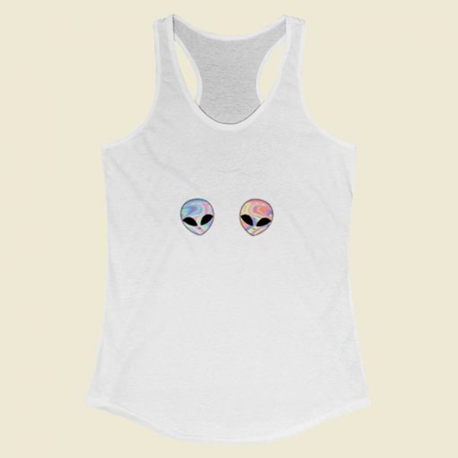 Alien Cute Women Racerback Tank Top