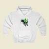 Alien Riding T Rex Street Hoodie Style