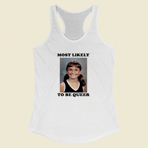 Alyson Stoner Most Likely To Be Queer Women Racerback Tank Top