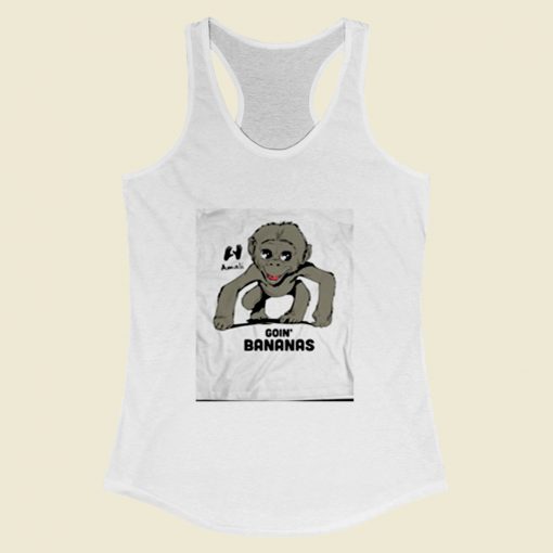 Amali Goin Bananas Women Racerback Tank Top